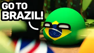 GO TO BRAZIL! | Countryballs Compilation