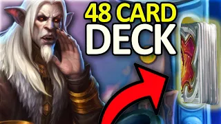 My Hearthstone Deck Starts With 48 Cards