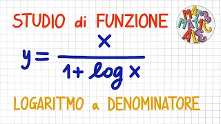 STUDIO DI FUNZIONE - logaritmo a denominatore                    _ FS60