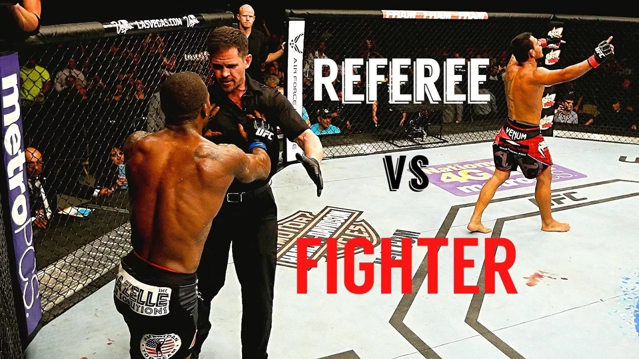 Referee and UFC Fighter Kerfuffles