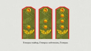 Знаки различия воинских званий армии Грузии (1991-2004 гг.)