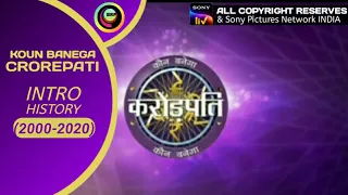 Koun Banega Crorepati(TV Show) Intro History (2000-2020) || Biraj Roy Productions - BRP Channel