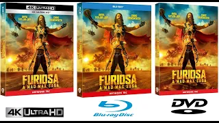 Furiosa: A Mad Max Saga [4K UHD & Blu-ray & DVD] Anya Taylor-Joy & Chris Hemsworth