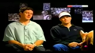 Tom Brady Interview with Bledsoe Before Super Bowl 2002