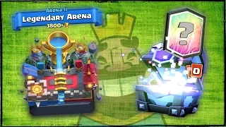 Clash Royale - LUCKIEST LEGENDARY CHEST OPENING - Legendary Arena Trophy Push