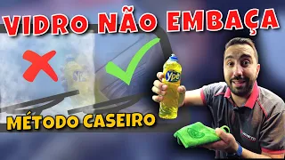 COMO NÃO DEIXAR O VIDRO EMBAÇAR | A solução está na sua casa!