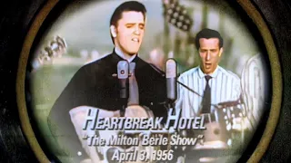 Elvis - HeartBreak Hotel LIVE (1956) in Color #elvis #elvispresley