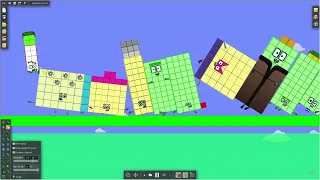 Numberblocks 0 to 1000000 The floor is acid