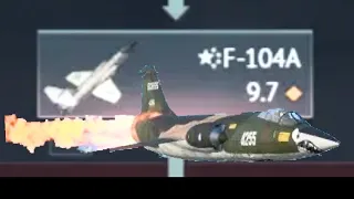 F-104A in 2023 Experience | War Thunder