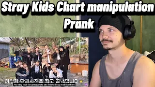 Stray Kids (K-pop Chart manipulation Prank) Reaction