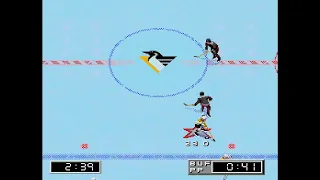 NHL 97 sega genesis Flyers vs Penguins