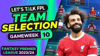 WILDCARD ACTIVE | FPL TEAM SELECTION GAMEWEEK 10 | FANTASY PREMIER LEAGUE 2023/24 TIPS