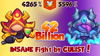 CULTIST can still do 42 Billion vs Demon Hunter in an INSANE Fight! PVP Rush Royale