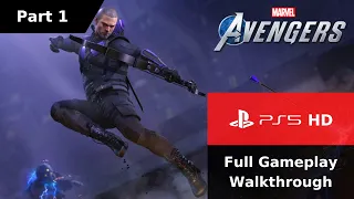 Marvels Avengers DLC Hawkeye Story PS5 Full Gameplay Walkthrough Part 1 - No Commentary