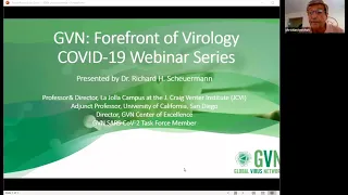 GVN: Forefront of Virology COVID-19 Webinar Series featuring Dr. Richard Scheuermann