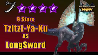 9⭐Stars Tzitzi-Ya-Ku VS Longsword- Monster Hunter Now #monsterhunternow #mhn #longsword