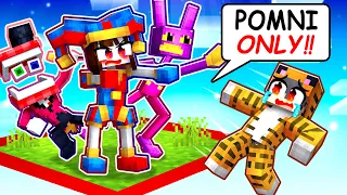 LOCKED on ONE CHUNK With POMNI, CAINE, RAGATHA, and JAX! (The Amazing Digital Circus)