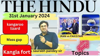 The Hindu  Editorial & News Analysis I 31st January  2024 I Maratha Military II Saurabh  Pandey