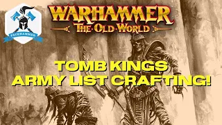 Warhammer OLD WORLD - TOMB KINGS ARMY LIST SHOW - Russ showcases 6 different TOMB KING LISTS!