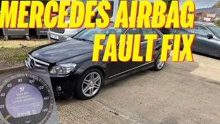 Mercedes Front Left SRS (Airbag) Malfunction - FIX