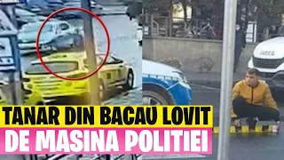 ACCES DIRECT ADOLESCENT DIN BACĂU LOVIT PE TRECEREA DE PIETONI DE O MAȘINĂ DE POLIȚIE