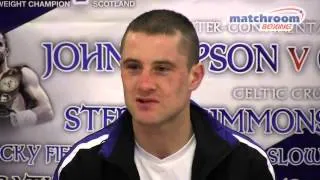 Ricky Burns post Gonzalez fight presser