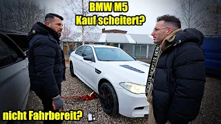 BMW M5 Besichtigung mit böser Überraschung (Felge krumm, Motor Notlauf)