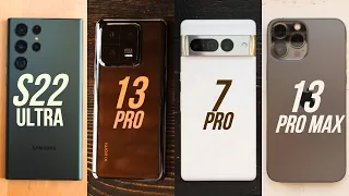 Xiaomi 13 Pro - СРАВНЕНИЕ КАМЕР с iPhone 13 Pro Max, Samsung Galaxy S22 Ultra и Google Pixel 7 Pro.