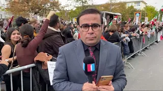 تجمع اعتراضی بی‌سابقه ایرانیان و احزاب آلمانی در فرانکفورت