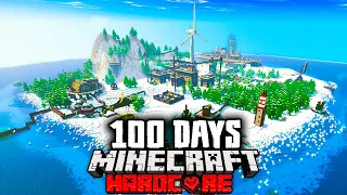 I Survived 100 Days on a Military Base in a Zombie Apocalypse in Hardcore Minecraft