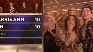 Week 9, SAMBA • Ally Brooke and Sasha Farber's PERFECT SCORE.