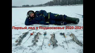 Первый лед 2020-2021 в Подмосковье! Ловля щуки на жерлицы! В этом водоеме ее много!