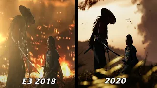 Ghost Of Tsushima - Playing E3 Mission | Graphics Comparison 2018 Vs 2020