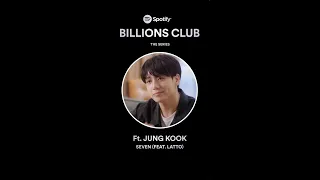 Spotify | Billions Club: The Series featuring Jung Kook