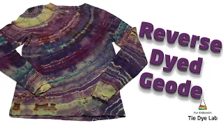 Tie-Dye Pattern :  Reverse Dyed Geode [Ice Dyed]