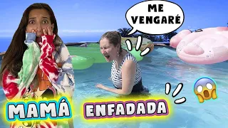 😱 TIRO A MAMÁ a la PISCINA Se ENFADA MUCHO! PEINADOS a NUESTRO BEBÉ y DÍA en FAMILIA! VLOGS DIARIOS