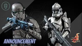 Hot Toys 1/6 Black Chrome Death trooper & Chrome Clone Trooper | Announcement Review