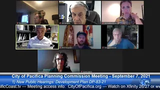 PPC 9/7/21 Pacifica Planning Commission Meeting - September 7, 2021