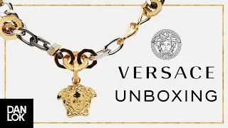 Versace Unboxing $2,000 Medusa Gold And Silver Necklace