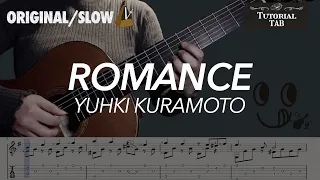 Romance - Yuhki Kuramoto (Fingerstyle Tutorial with TAB)