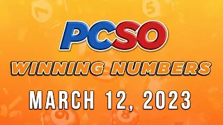 P49M Jackpot Ultra Lotto 6/58, 2D, 3D, and Superlotto 6/49 | March 12, 2023