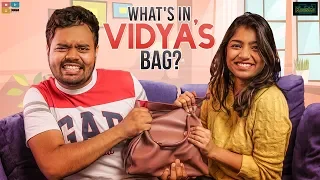 What's in Vidya's BAG ? || ft. Sri Vidya || Kassko || Tamada Media