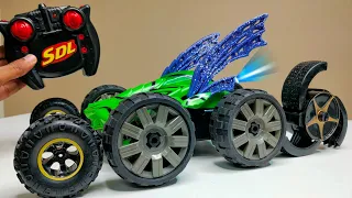 RC Fastest Supercool Frog Car With Detachable Wheels Unboxing & Testing - Chatpat toy tv