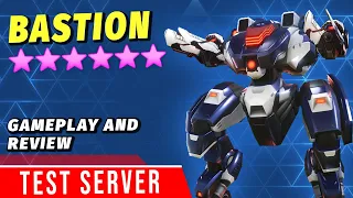 New Mech Bastion - Gameplay and Review | Mech Arena Test Server