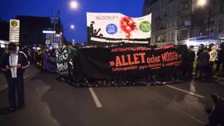 Walpurgisnacht Wedding Berlin Germany 2014 Demo Antifa