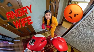 ESCAPING ANGRY WIFE ANNOYED BY FUNNY PRANKS (Epic Comedy  POV) ​⁠@DumitruComanac  #prank