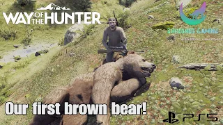 Our first brown bear hunt! | Way of the Hunter PS5