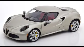 Modelissimo: AUTOart Alfa Romeo 4C greymetallic 2013 1/18