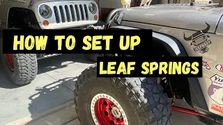 LEAF SPRING SUSPENSION - Project Maple Leaf Jeep Build (no. 14)