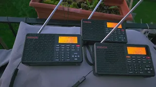 Triple vision problems XHDATA D-109 and D-109WB portable receivers scanning the HF bands
